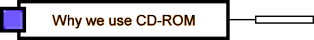 Why we use CD-ROM